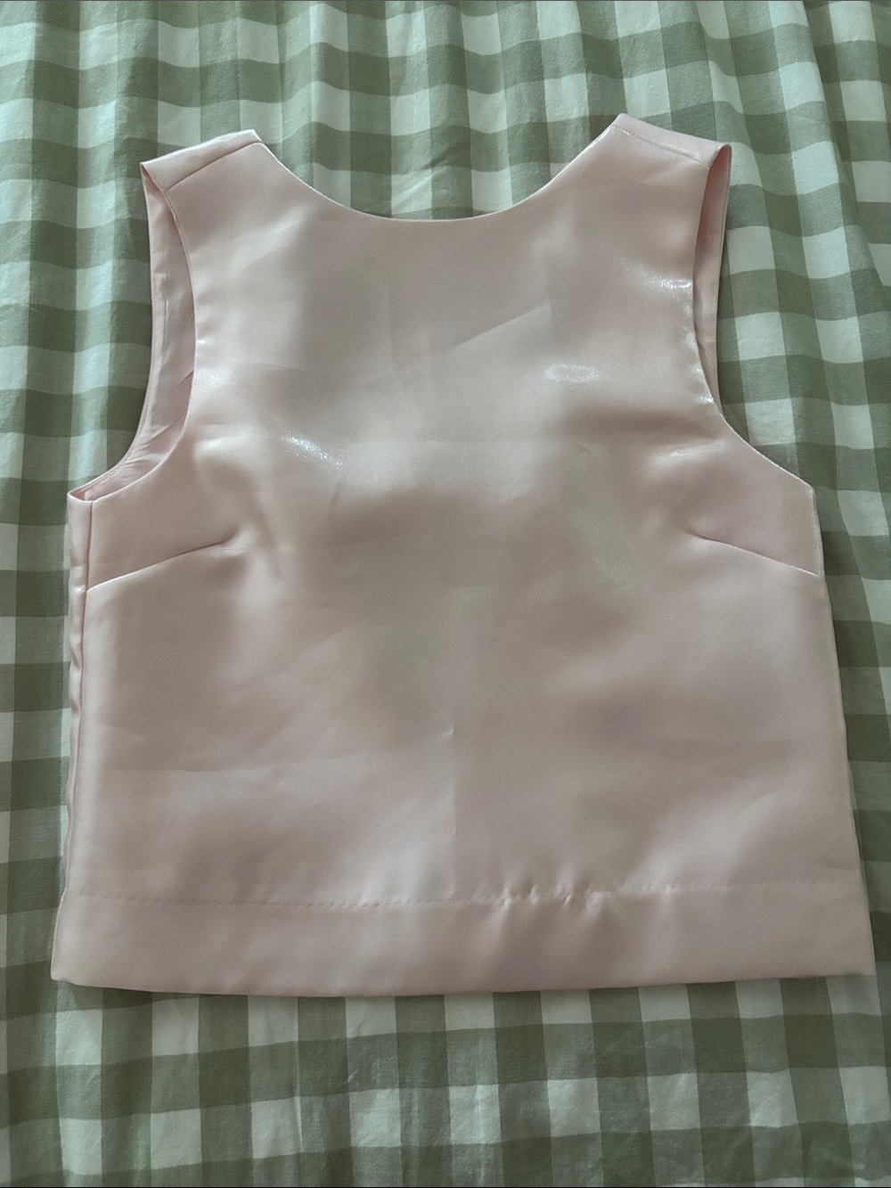 Women's Satin Shell Top - Light Pink